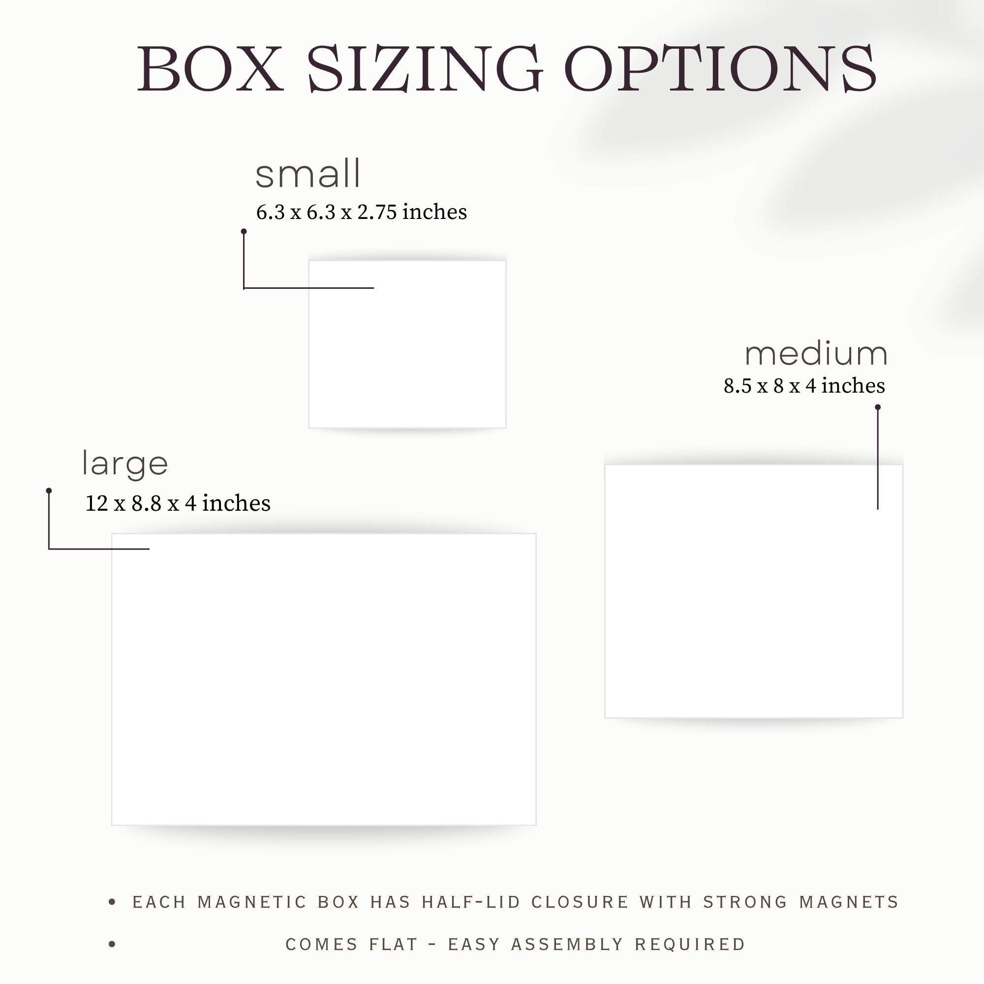 Our Wedding Keepsake Magnetic Box
