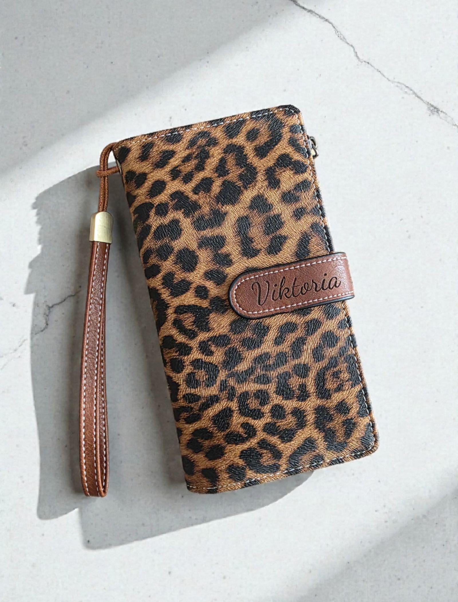 Personalized Wristlet Wallet Clutch