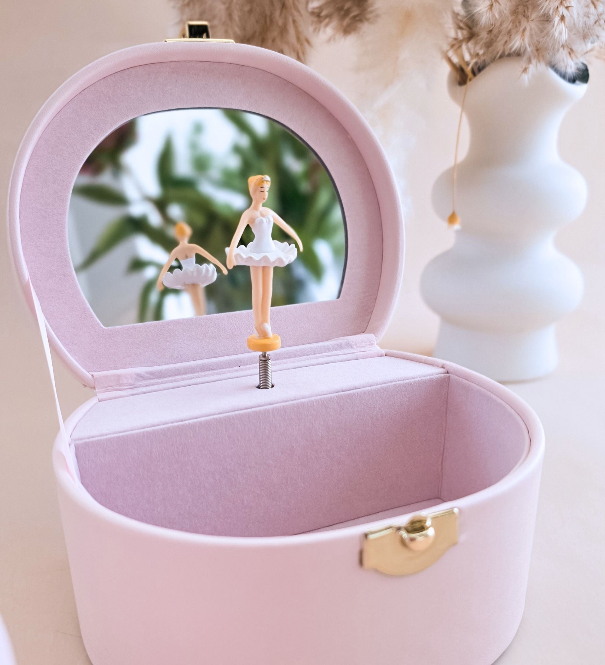 Engraved Musical Ballerina Jewelry Box