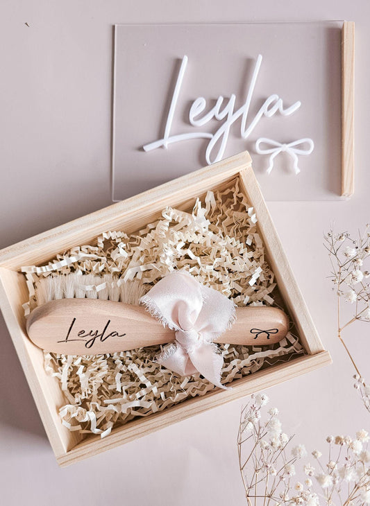 Wooden Baby Keepsake Set