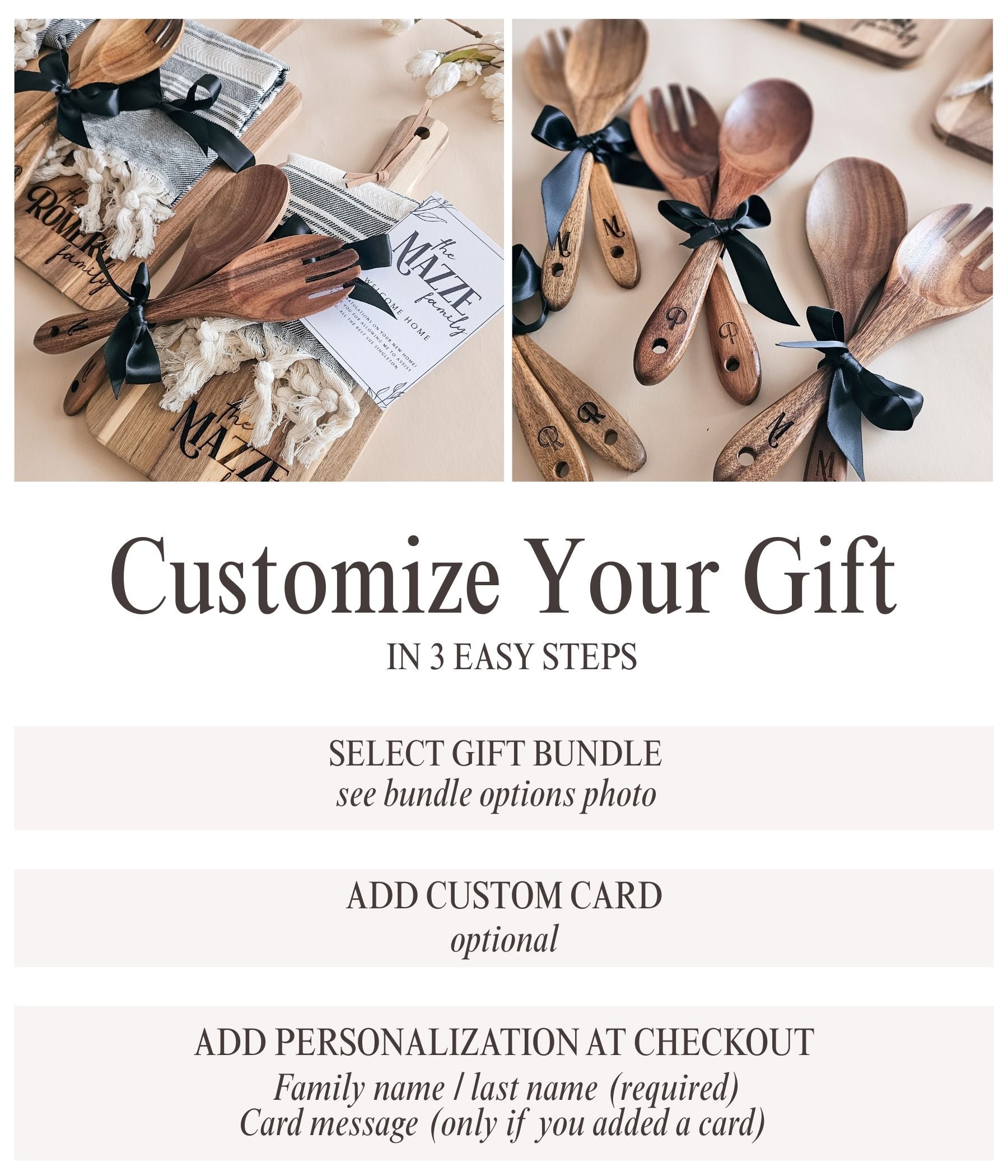 Personalized Housewarming Cutting Board Gift Set