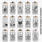 Tarot Card Glass Tumbler