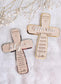 Custom Baptism Mirror Cross