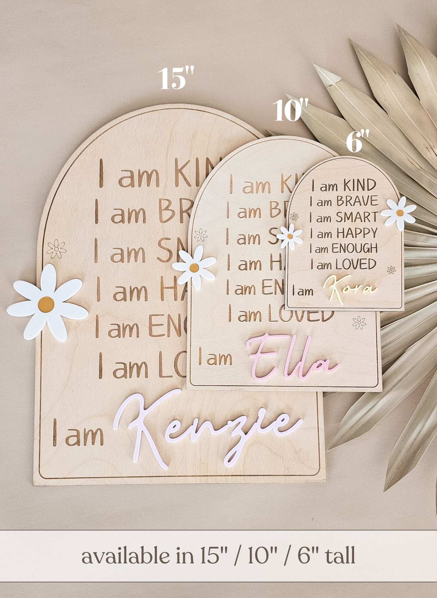 Affirmation Daisy Sign