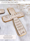 Custom Baptism Mirror Cross