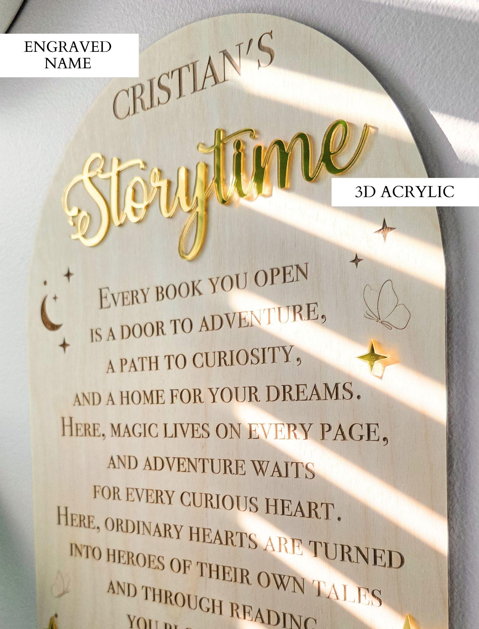 Storytime Arch Wall Sign