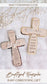 Custom Baptism Mirror Cross