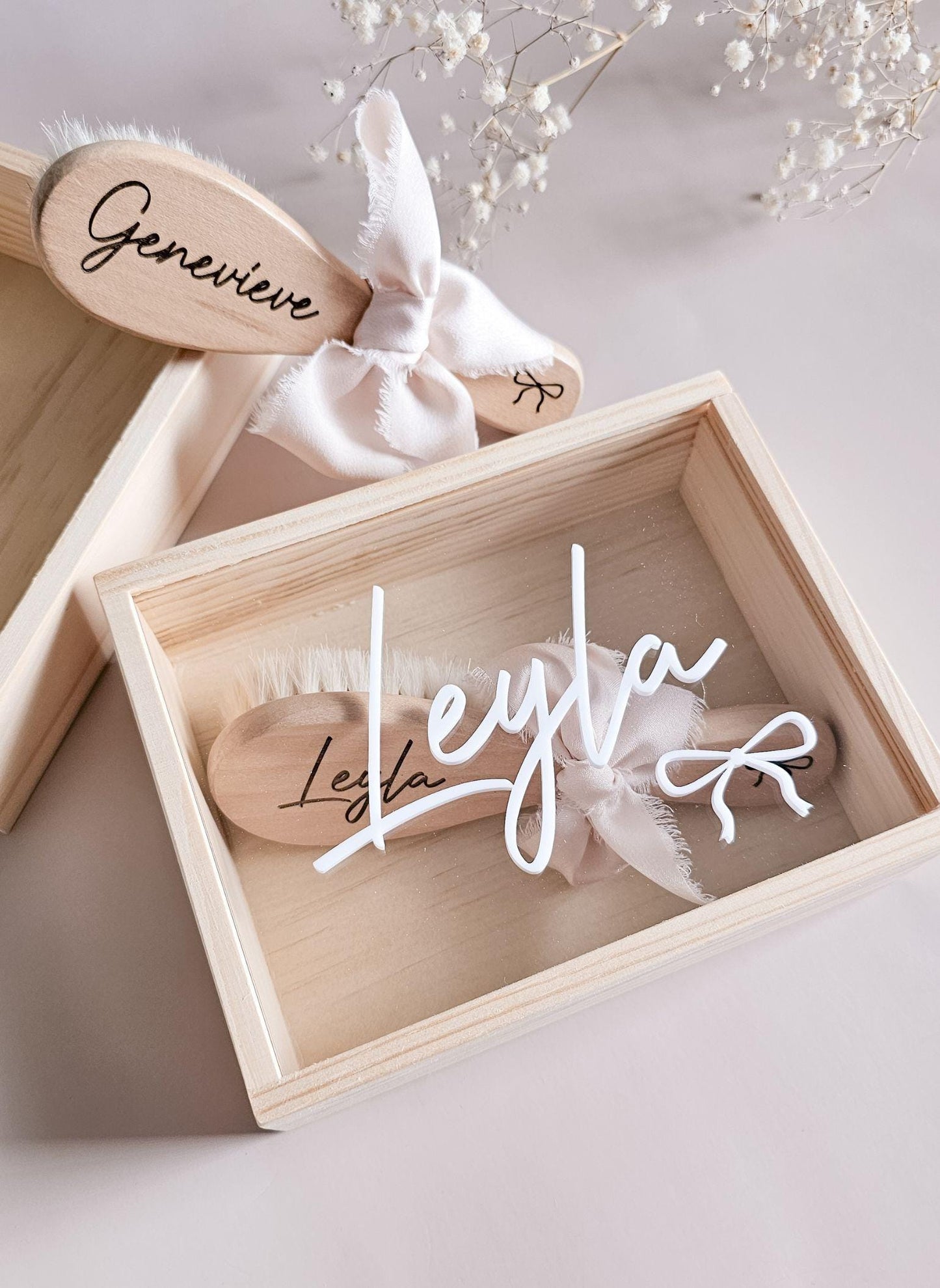 Wooden Baby Keepsake Set