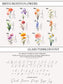 Birth Month Flower Glass Tumbler