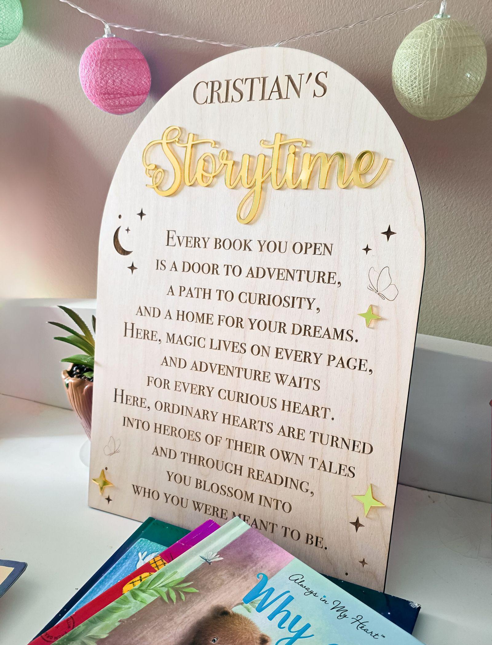 Storytime Arch Wall Sign