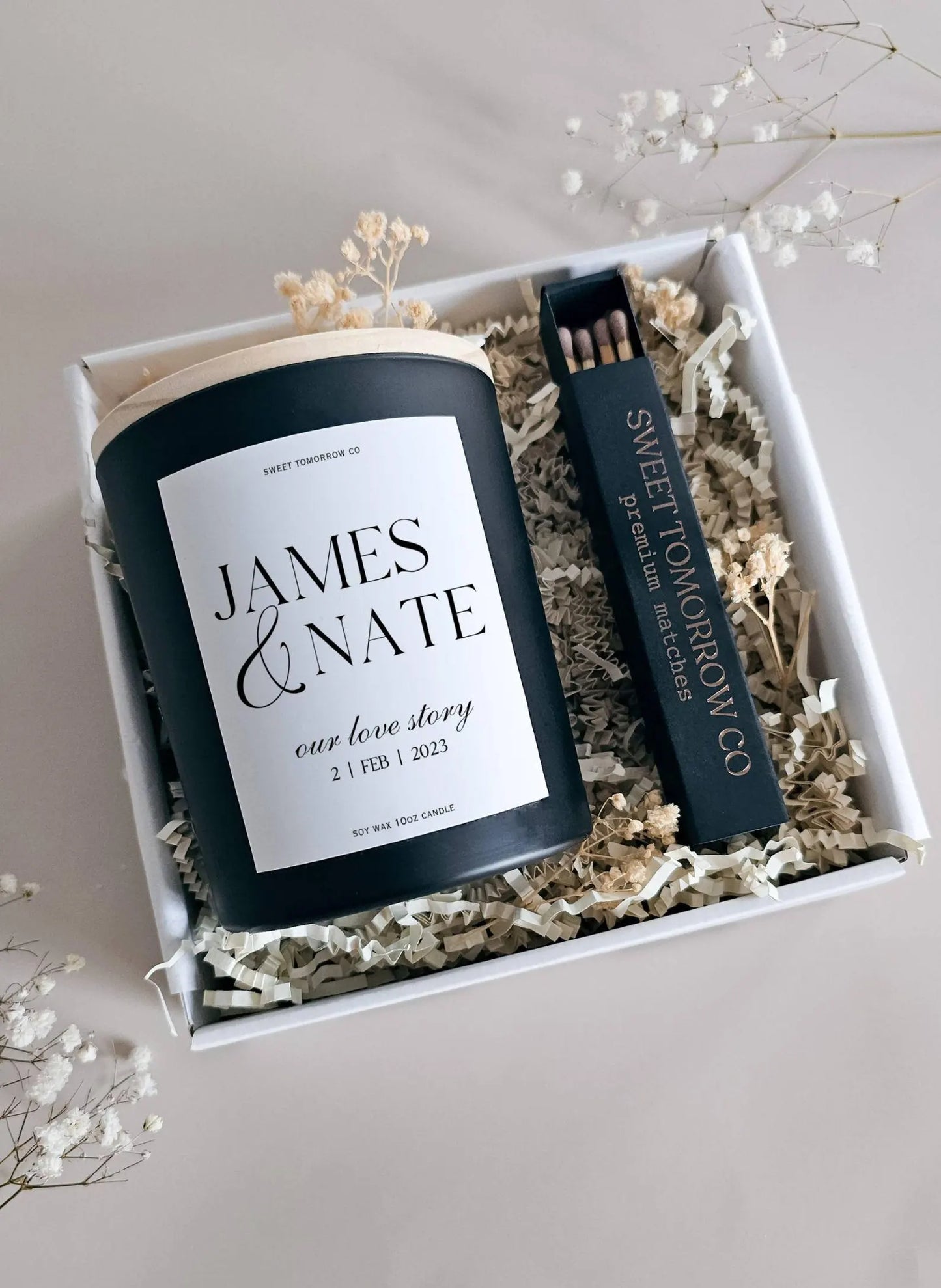 Wedding/Couple Candle Gift Box