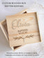 Wooden Baptism Memory Box