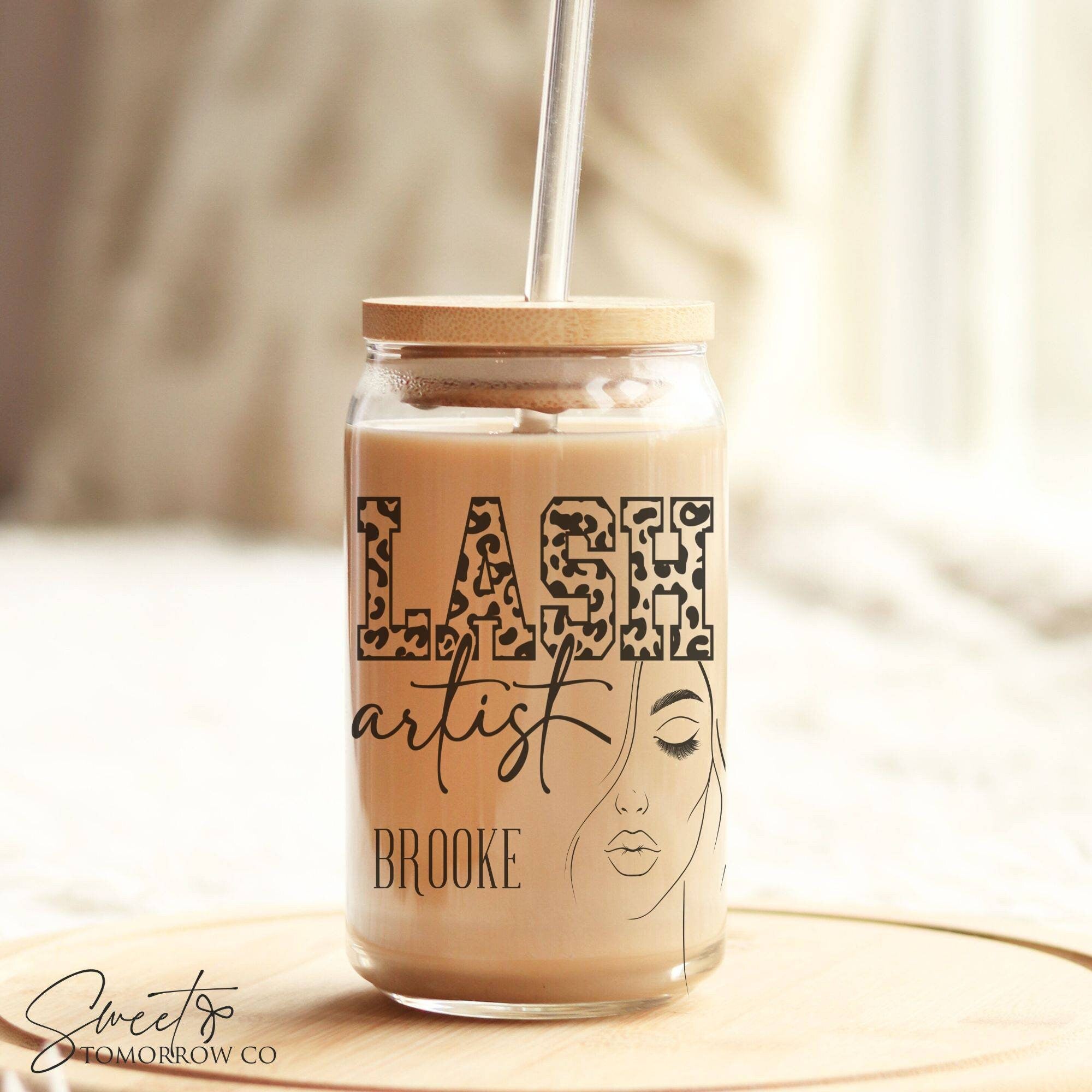 Lash Artist Glass Tumbler