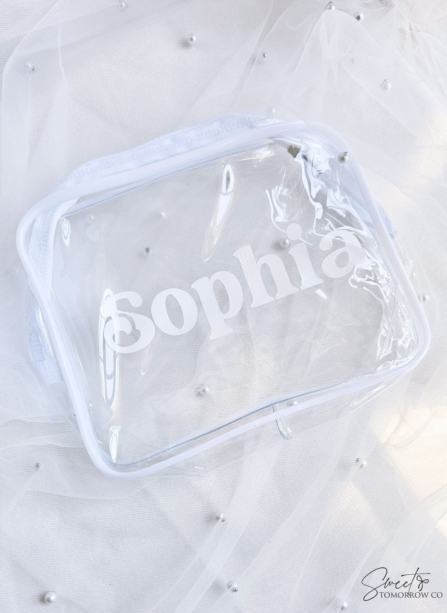 Personalized Cosmetic Zip Bag