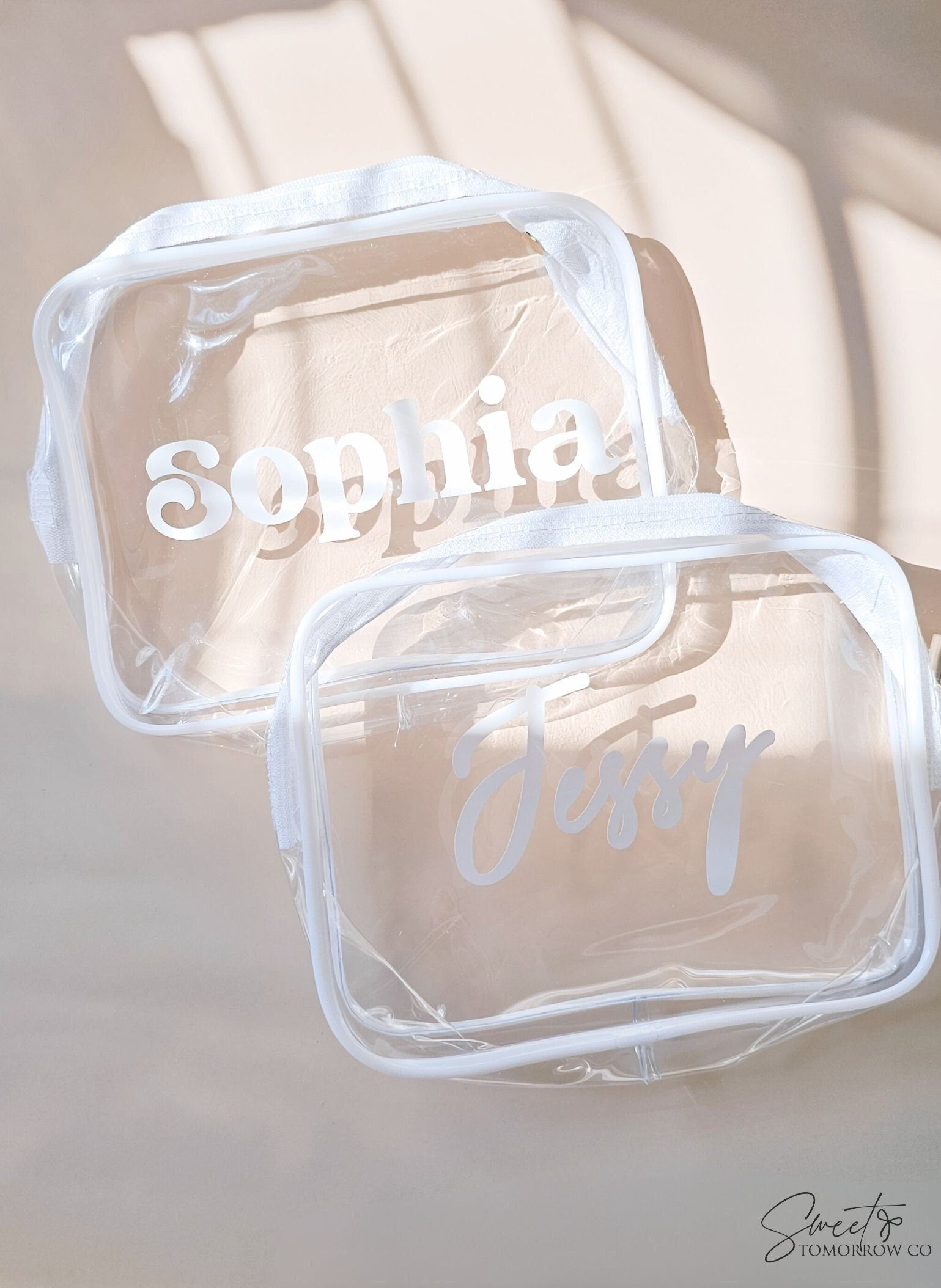 Personalized Cosmetic Zip Bag