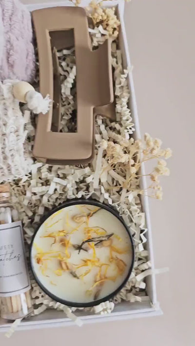 spa organic vegan self care gift box for her
