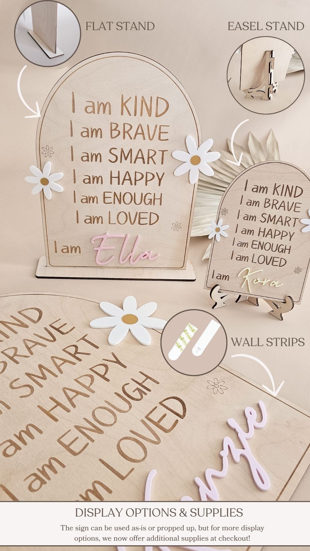 Affirmation Daisy Sign