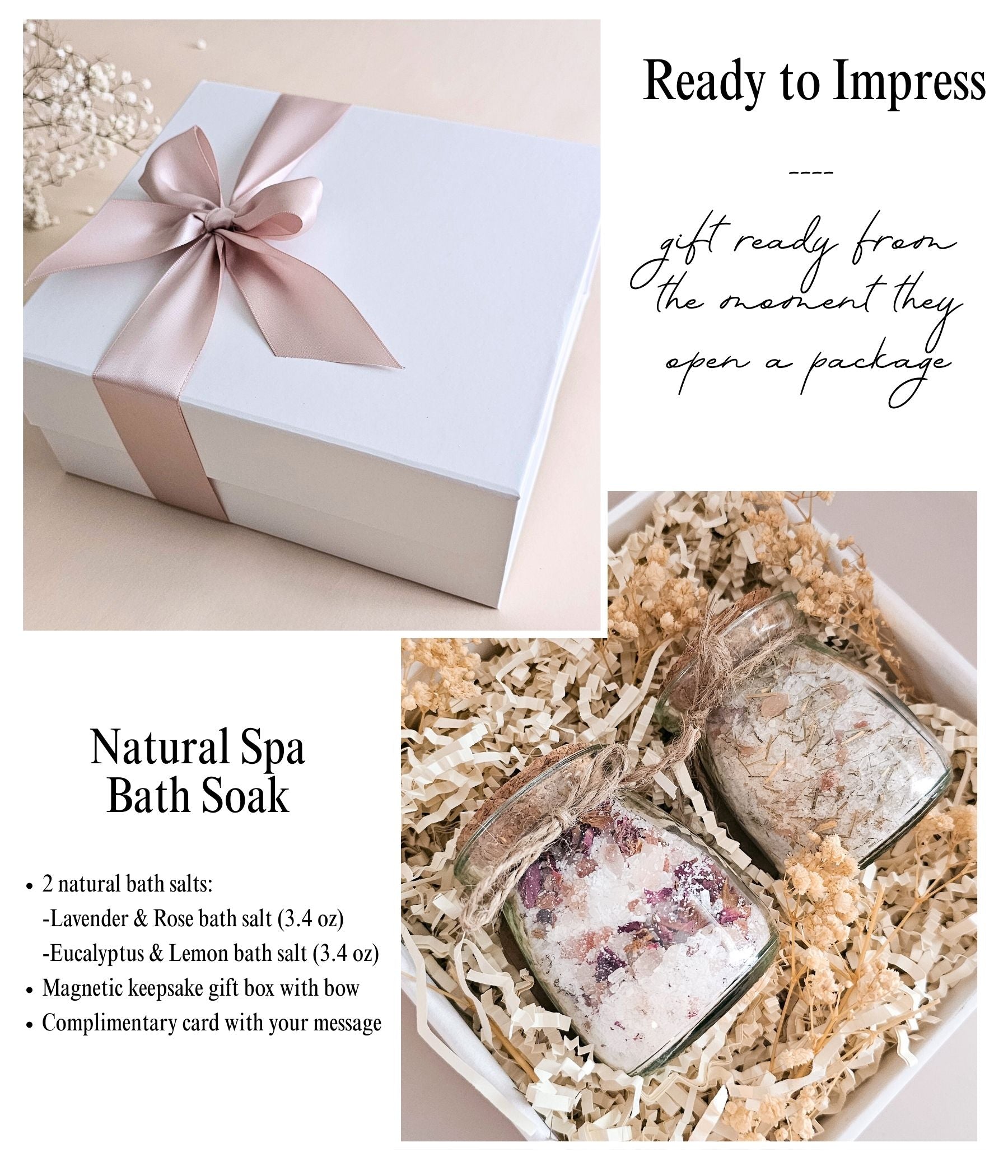 Natural Bath Salt Set