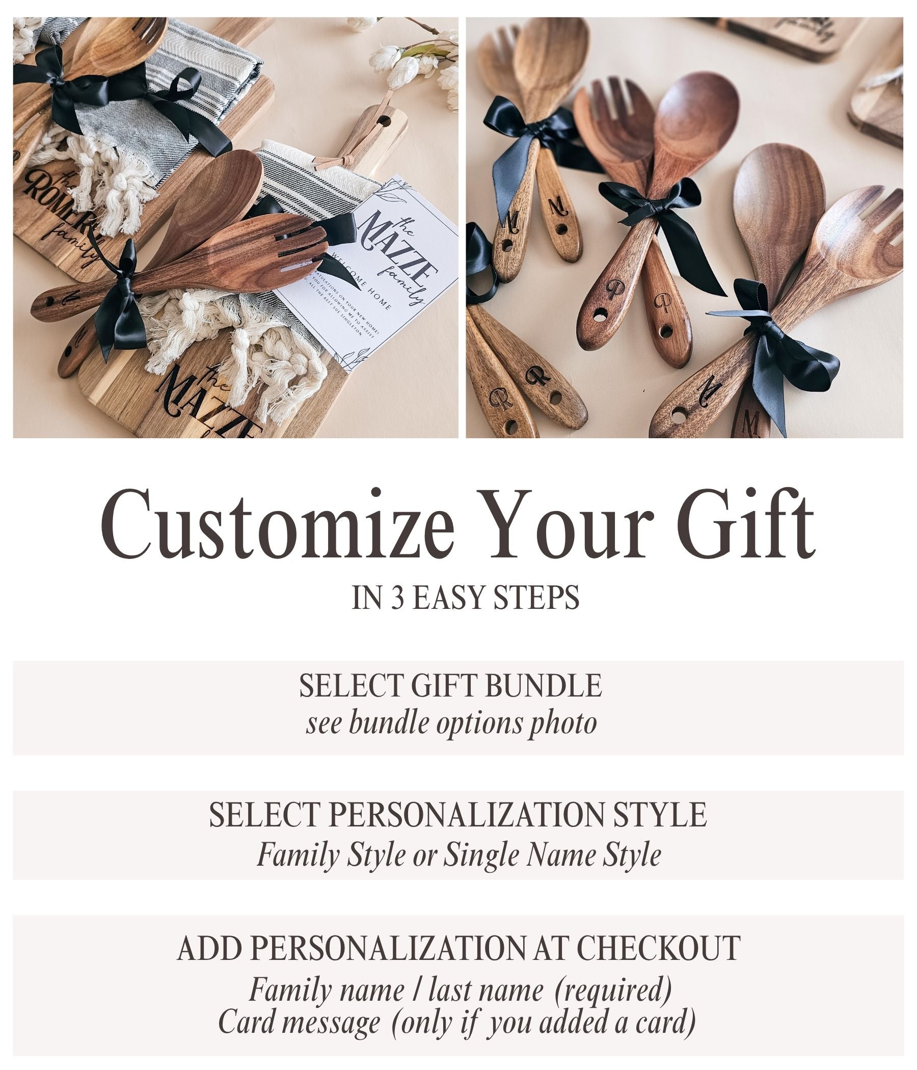Personalized Housewarming Cutting Board Gift Set