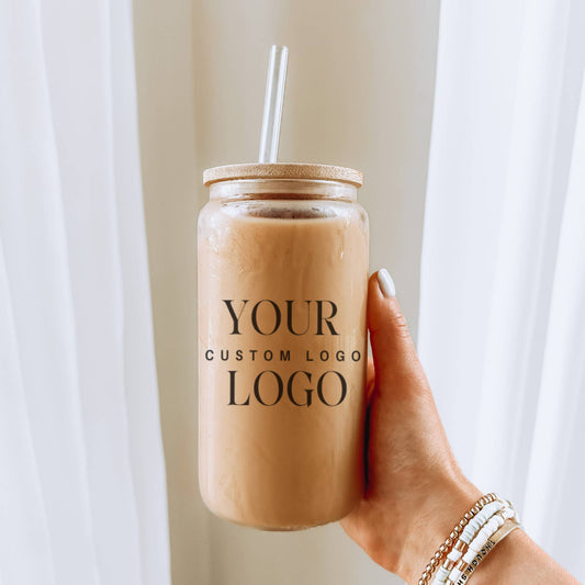 Custom Logo Glass Drinkwarerr